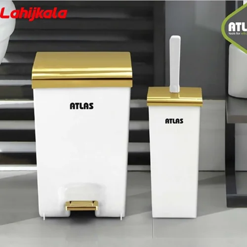 سطل و برس اطلس مدل زاگرس پدالی در دو رنگ