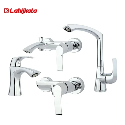 ست شیرآلات راسان مدل لوتوس کروم