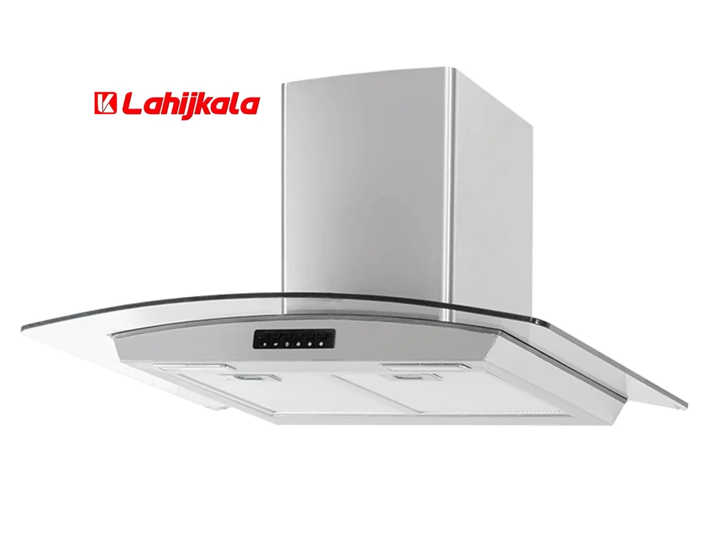 هود شومینه ای درسا مدل گليم موتور V4 استيل