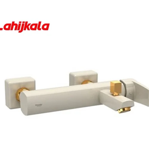 شیر حمام شودر مدل یونیک پلاس شیری طلایی