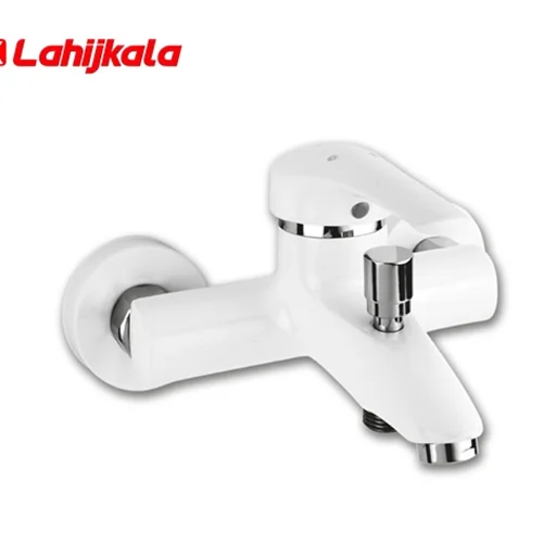 شیر حمام کسری مدل آبتین سفید کروم