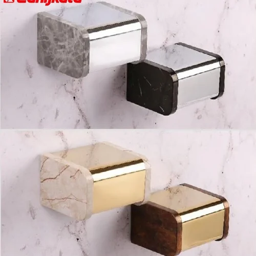 جا دستمال رول هارمونی مدل آوا مشکی طلایی طرح سنگ