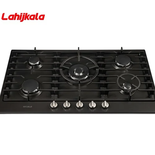 گاز صفحه ای لعابی نیککالا مدل EGH-202 مشکی مات