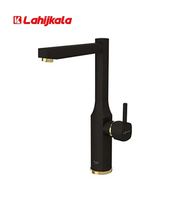 شیر ظرفشویی شودر مدل یونیک مشکی طلایی