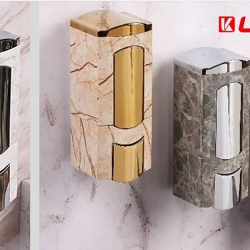 جا مایع دیواری هارمونی مدل آوا وانیلی طلایی طرح سنگ