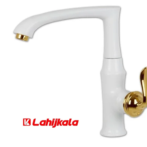 شیر ظرفشویی کسری مدل دانوب سفید طلایی